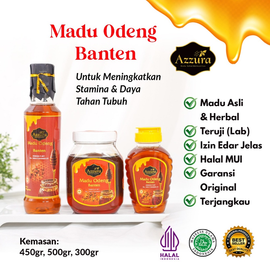 

Madu Azzura - Madu Odeng Banten Madu Murni Asli 100% Original Tanpa Campuran