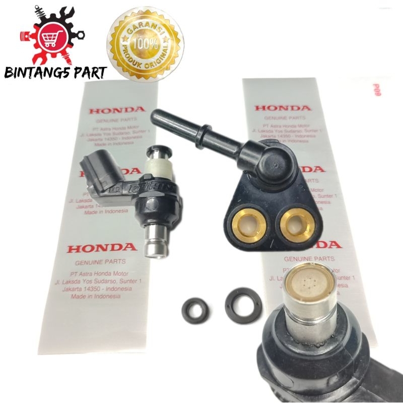 INJEKTOR injektor lubang 6+cangklong Honda beat fi spacy scoopy vario110 KZL Original