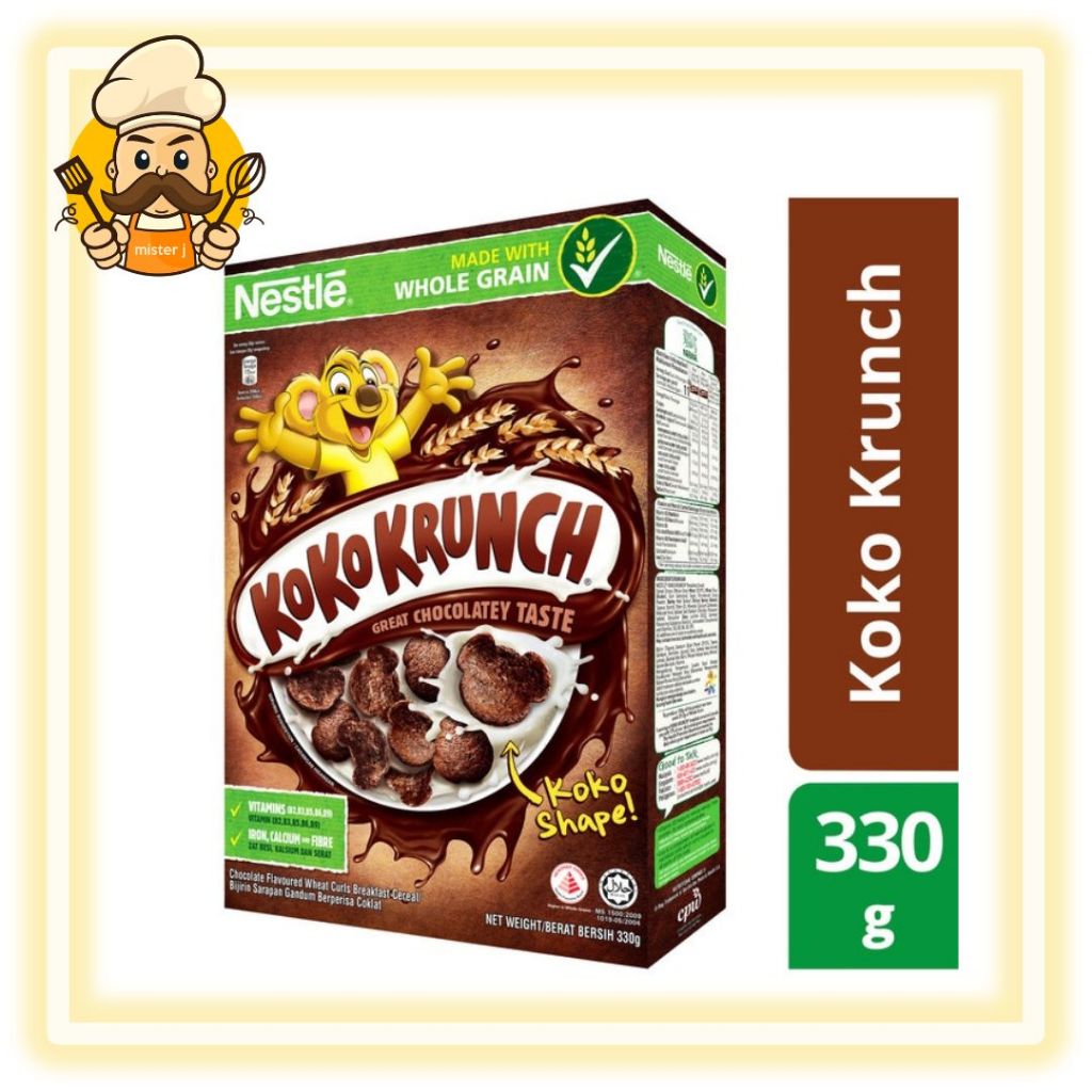 

Koko Krunch Nestle Cereal Gandum 330gr | Nestle KOKO KRUNCH Sarapan Sereal Coklat | KOKO CRUNCH MURAH SURABAYA