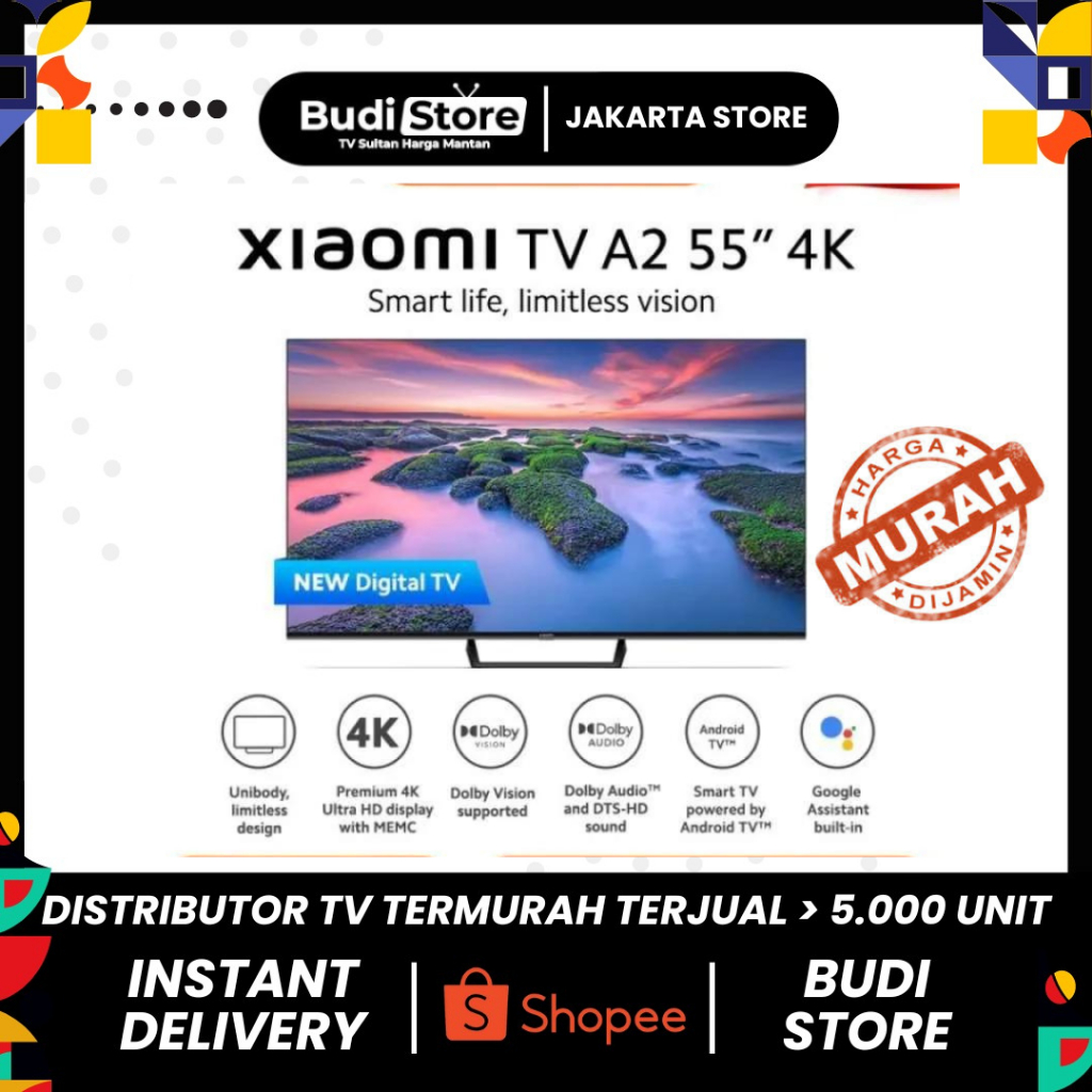 SMART TV LED XIAOMI L55M7 4K 55 INCH GOOGLE TV