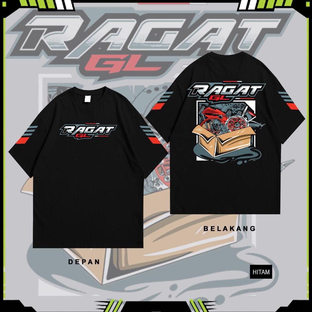 Baju Kaos Atasan Pria Ragat Honda Gank Herex Gl 100 Gl100 Max Pro Distro Original Murah Keren Bahan 
