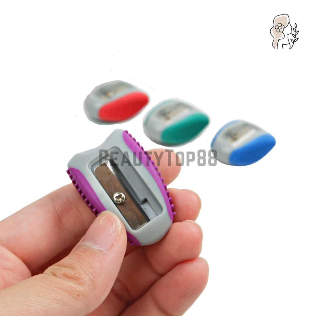 

Serutan Kecil SP-80R Rubber Grip - Pencil Sharpener 1 Lubang Terbuka - Rautan Pensil Mini Dengan Lapisan Karet Satuan [PER PCS]