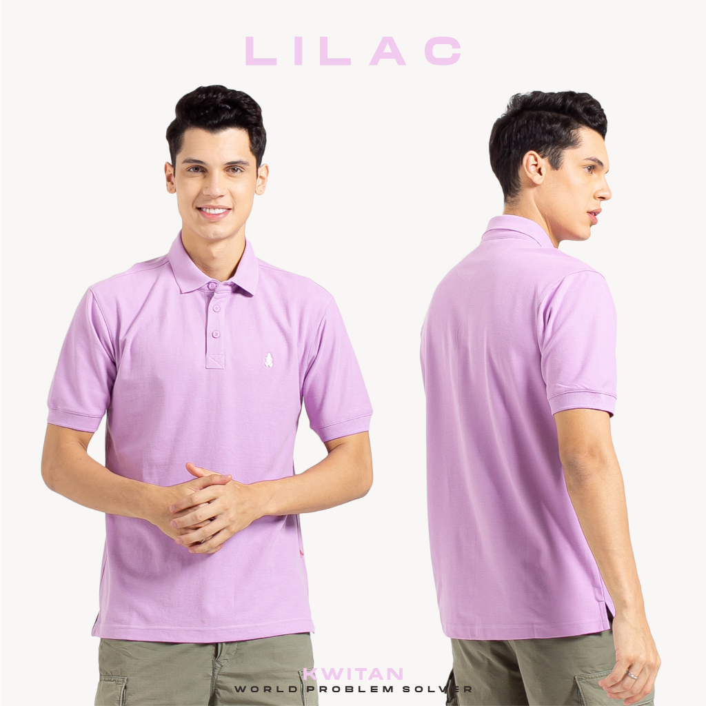 KWITAN Kaos Kerah Polo Shirt LILAC