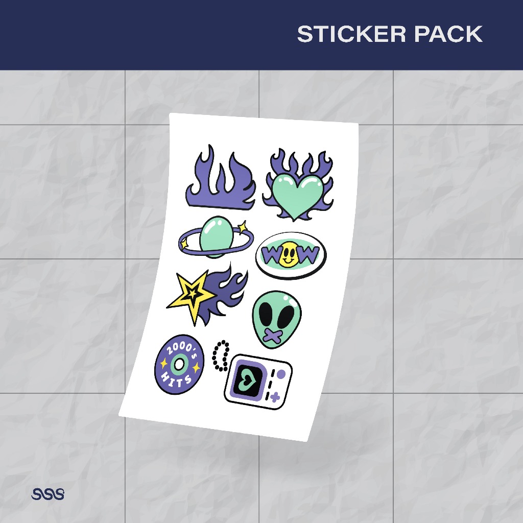 

STICKER ALIEN / STICKER PACK AESTHETIC 066