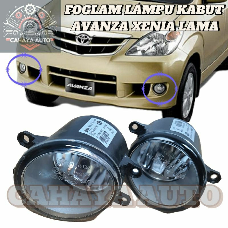 Foglamp lamp Toyota Avanza Xenia lama 2006 -2011 Yaris Vios original