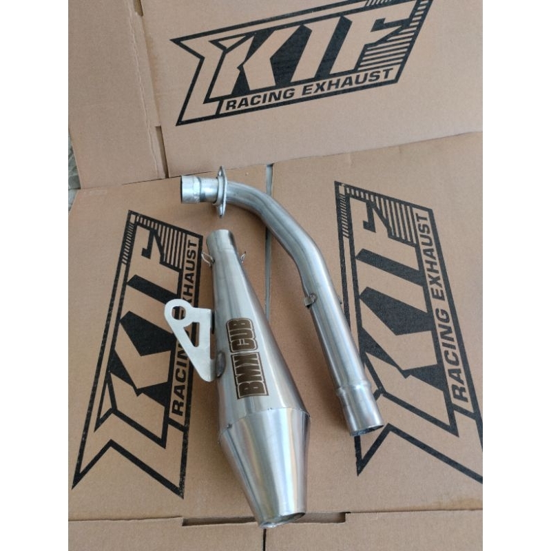 KNALPOT BMX CUB, knalpot racing bmx cub fulset tinggal pasang
