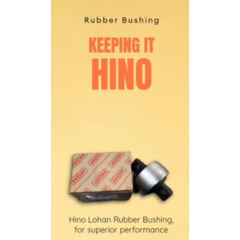 Rubber Bushing Hino Lohan/Karet Dingdong Hino Lohan