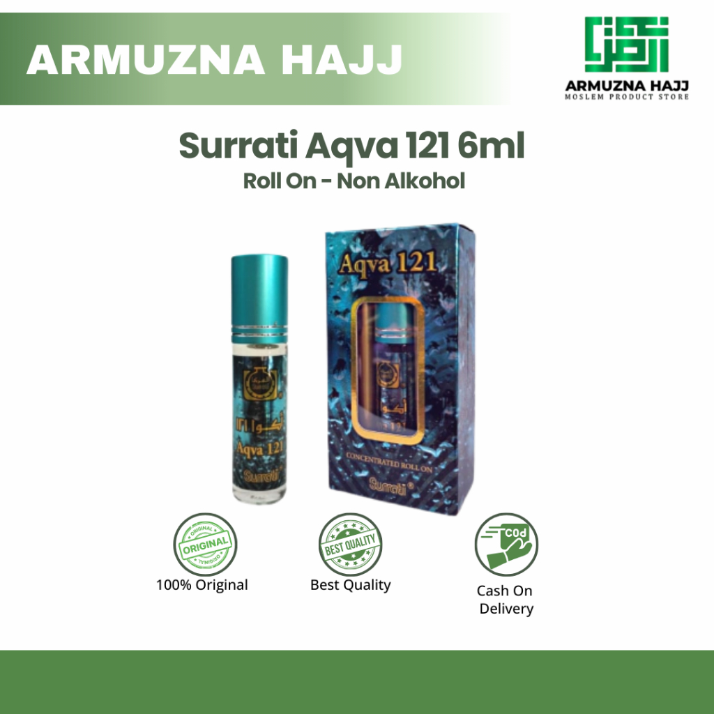 PARFUM SURRATI AQVA 121 ROLL ON 6ml  |  Parfum Arab Original by Surrati Perfumes
