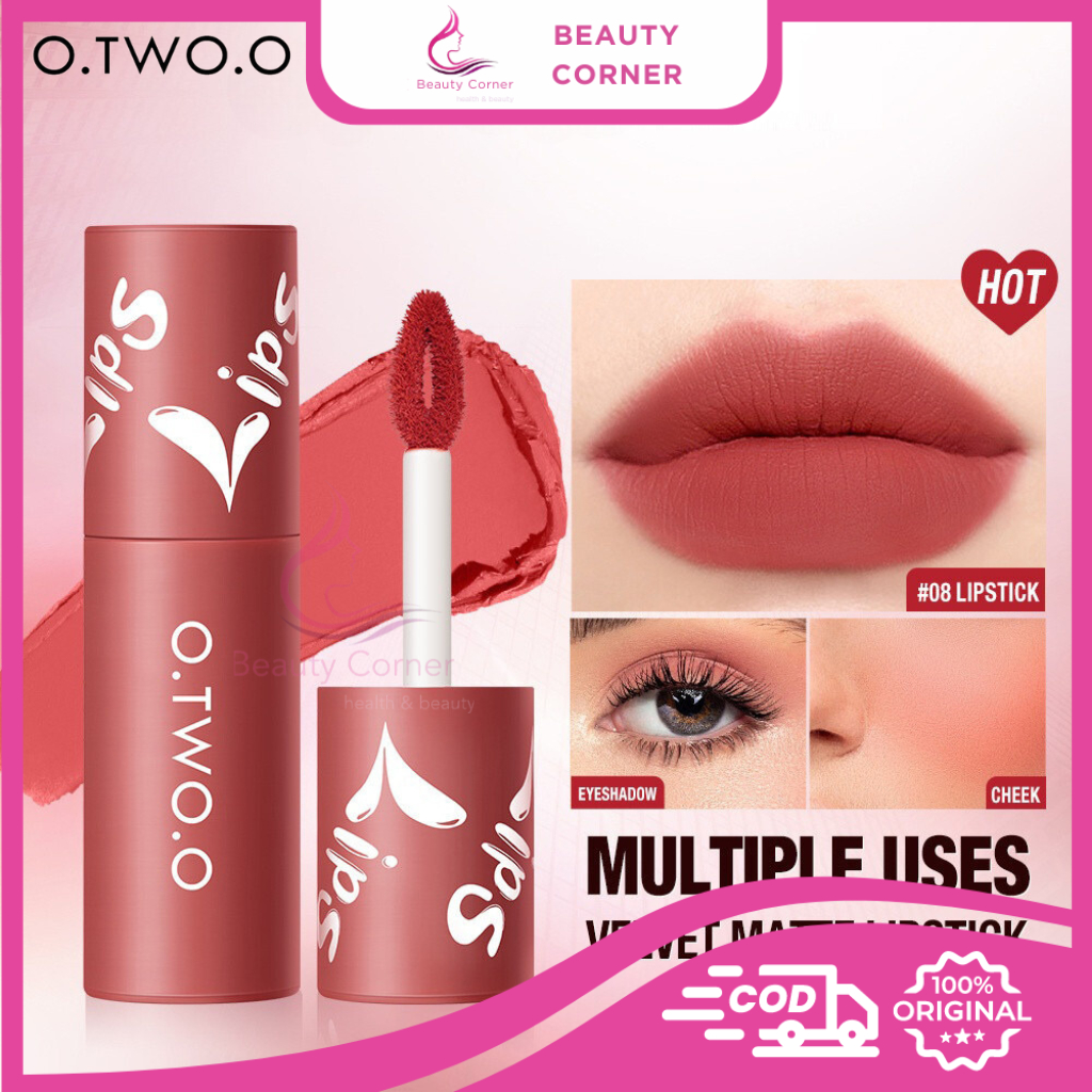 O.TWO.O Velvet Matte Lip & Cheek Mud