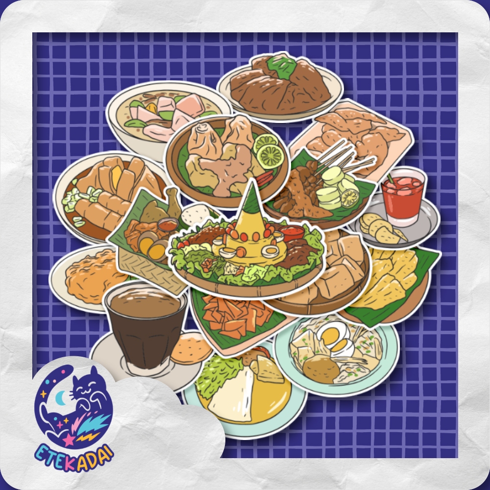 

Sticker Pack Kuliner Indonesia