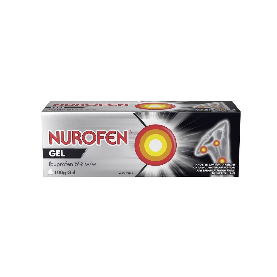 Nurofen Pain and Inflammation Relief Gel 5% Ibuprofen 100g
