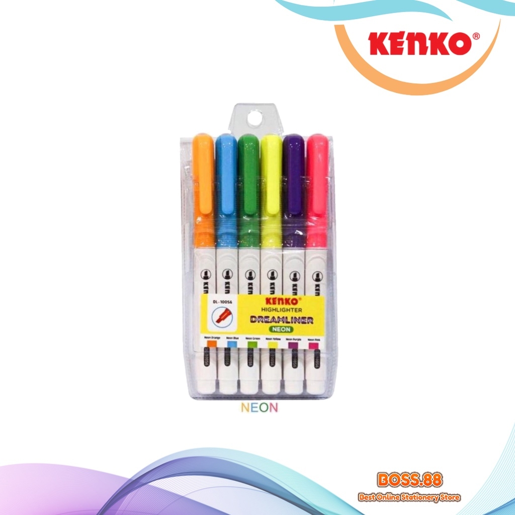 

HIGHLIGHTER / PENA SOROT KENKO DL-100S6 (1 SET)