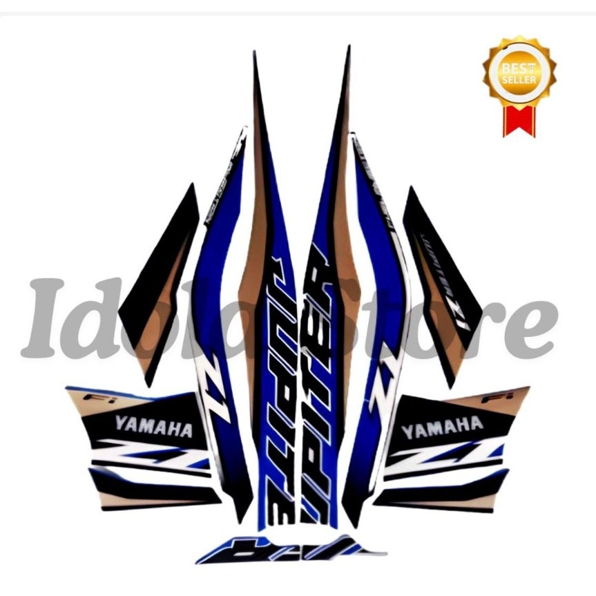 Stiker Striping Motor Yamaha Jupiter Z1 2021 Biru Lis Les Body Jupiter Z1 2021 Terbaik