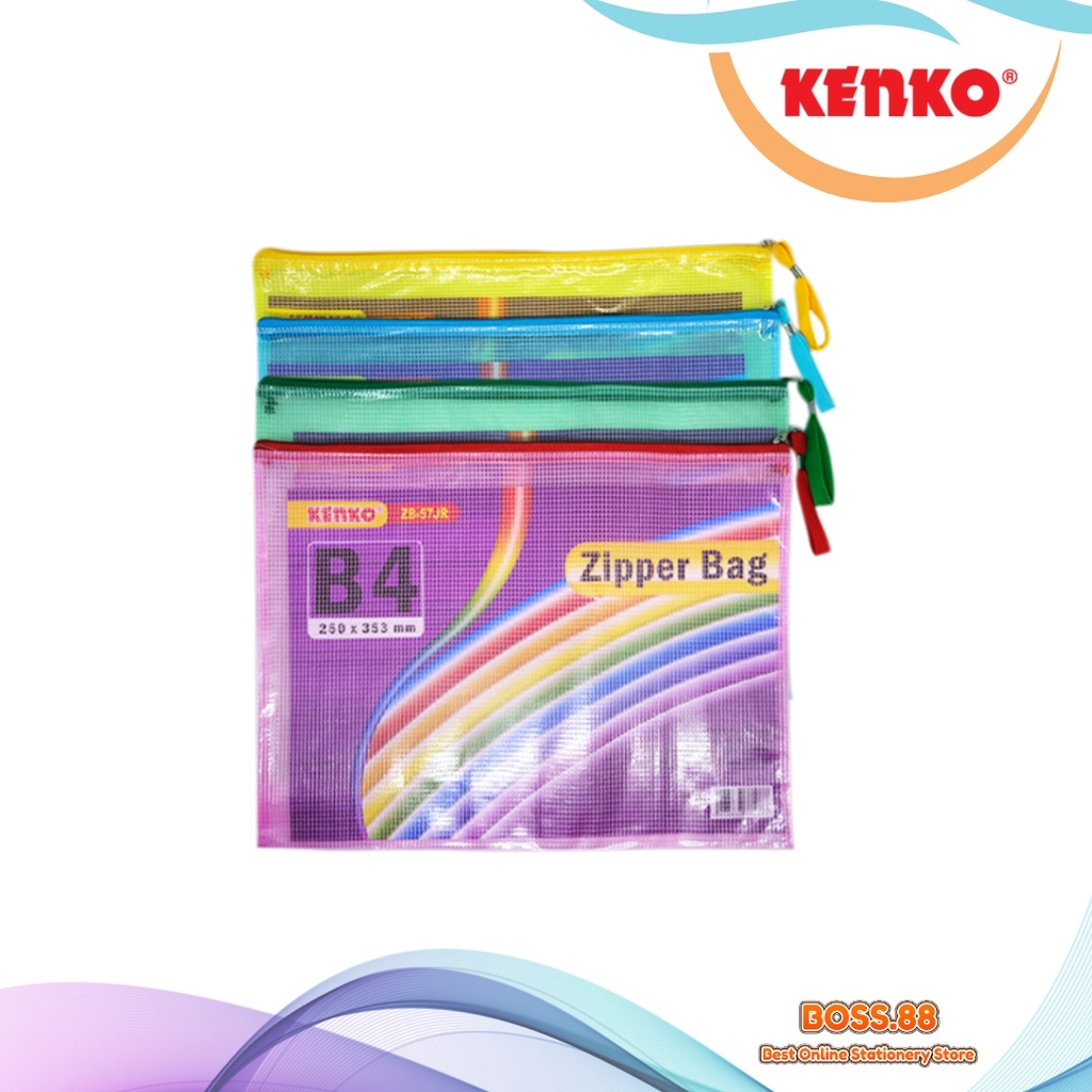

ZIPPER BAG / TAS ZIPPER B4 KENKO ZB-57 JARING (1 PCS)