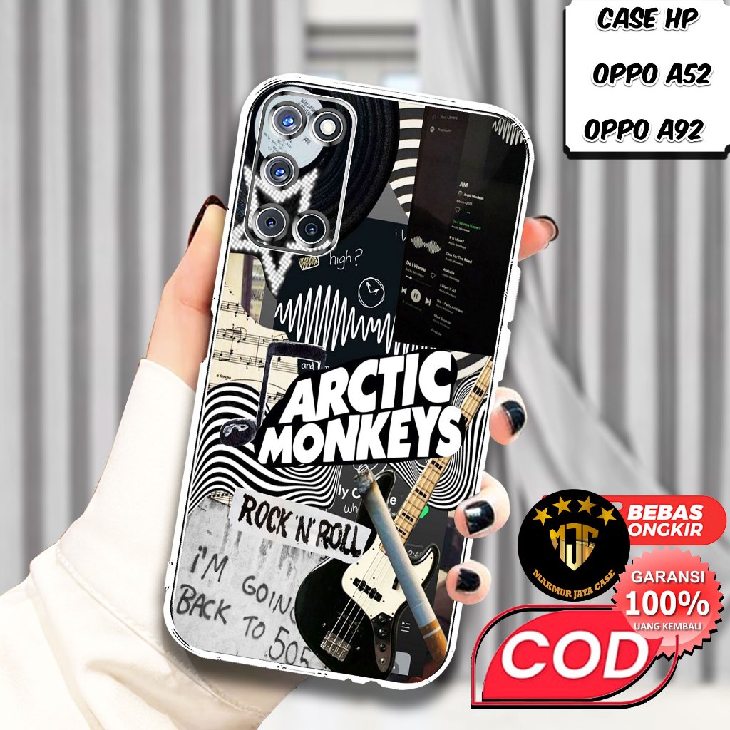 Case OPPO A52 / OPPO A92 - Casing OPPO A52 Motif (ARMON) - Softcase Premium Fourside - Bening Transp