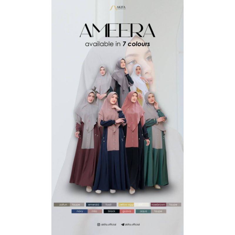 CLOSED PO ❗ GAMIS AMEERA BY AKIFA