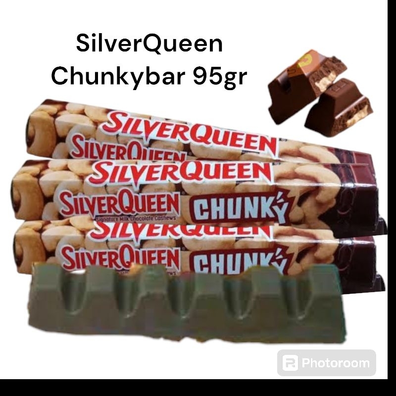 

Cokelat Silverqueen Chunkybar besar 95gr