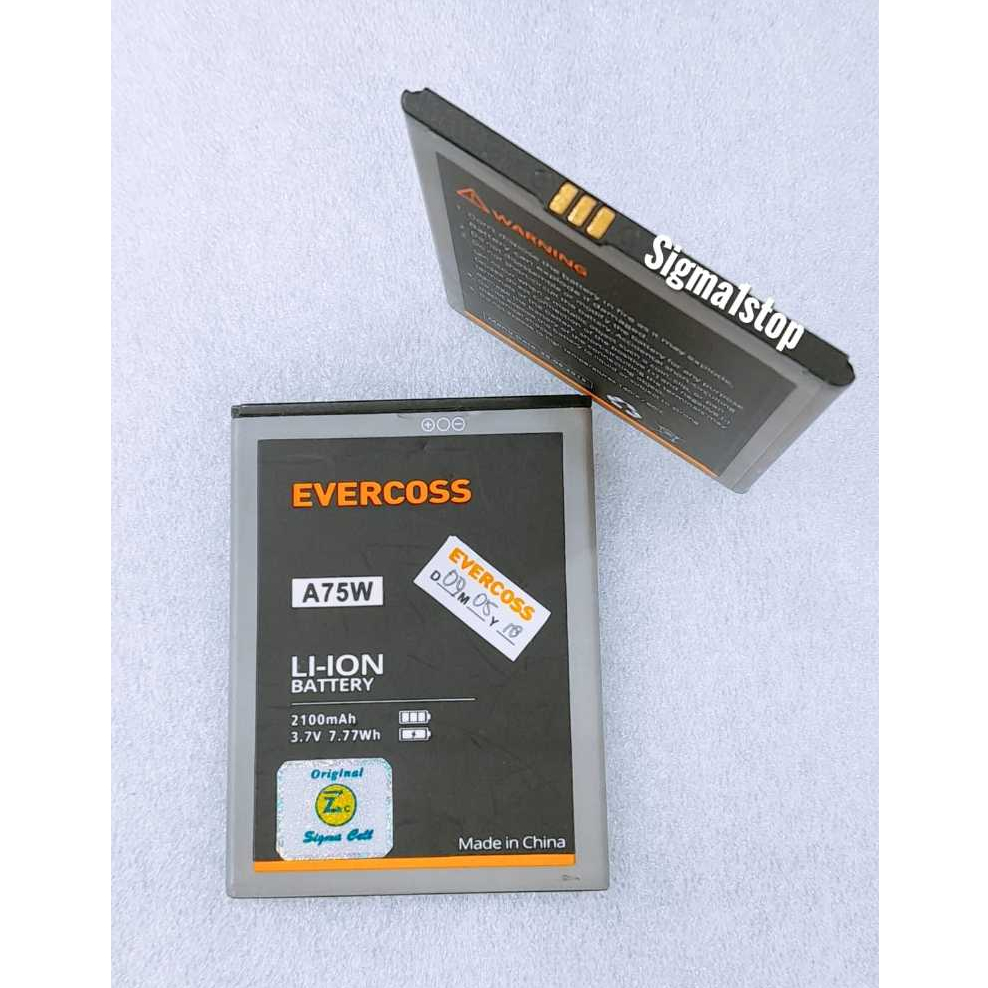 EVERCOSS A75W BATERAI BATTERY BATERE EVERCOSS A75W BATRE