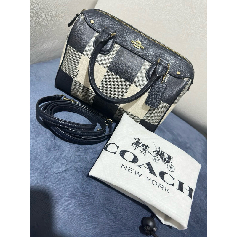 COACH BUFFALO PLAID BENNET ORIGINAL 1000%