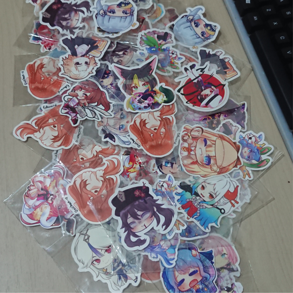 

Stiker Costum Bisa Pakai Gambar Apa Saja Sesuka Anda, ANIME,KPOP,GAME,MEME ATAU FOTO DOI JUGA BISA