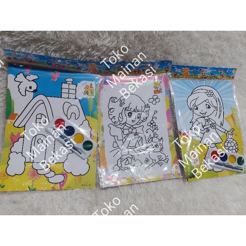 

10 PCS MEWARNAI CAT AIR BESAR