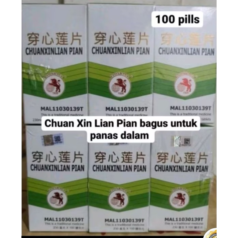 Chuan Xin Lian Pian Obat panas dalam