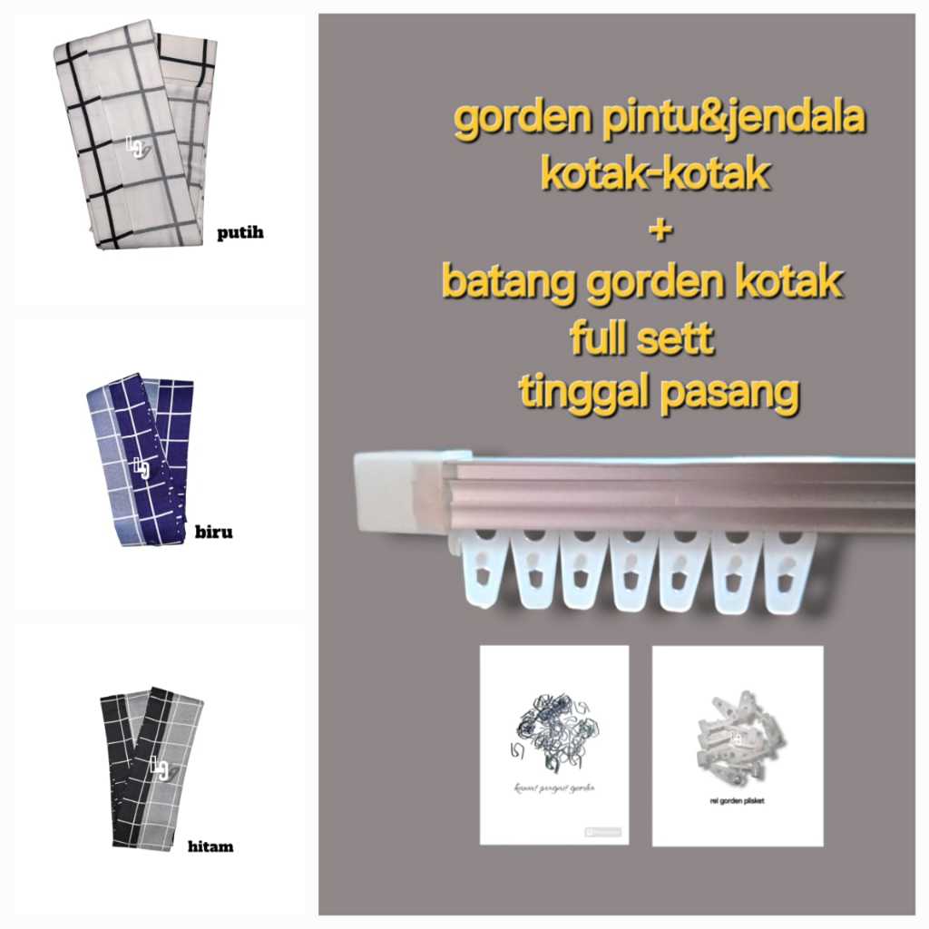 GORDEN JENDELA  SATU SETT SAMA BESI | GORDEN PINTU SATU SETT PLUS BESI 1 METER