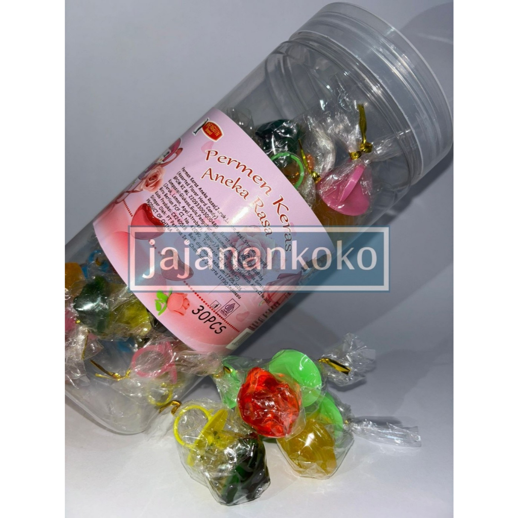 

Permen Keras Aneka Keras Rasa Jeruk Lemon Apel Stroberi Anggur isi 30 pcs