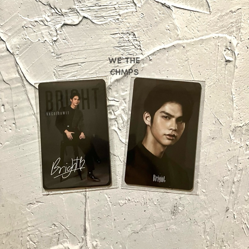 Official Photo Card Bright Vachirawit Signature Series PC Bright Vachirawit GMMTV