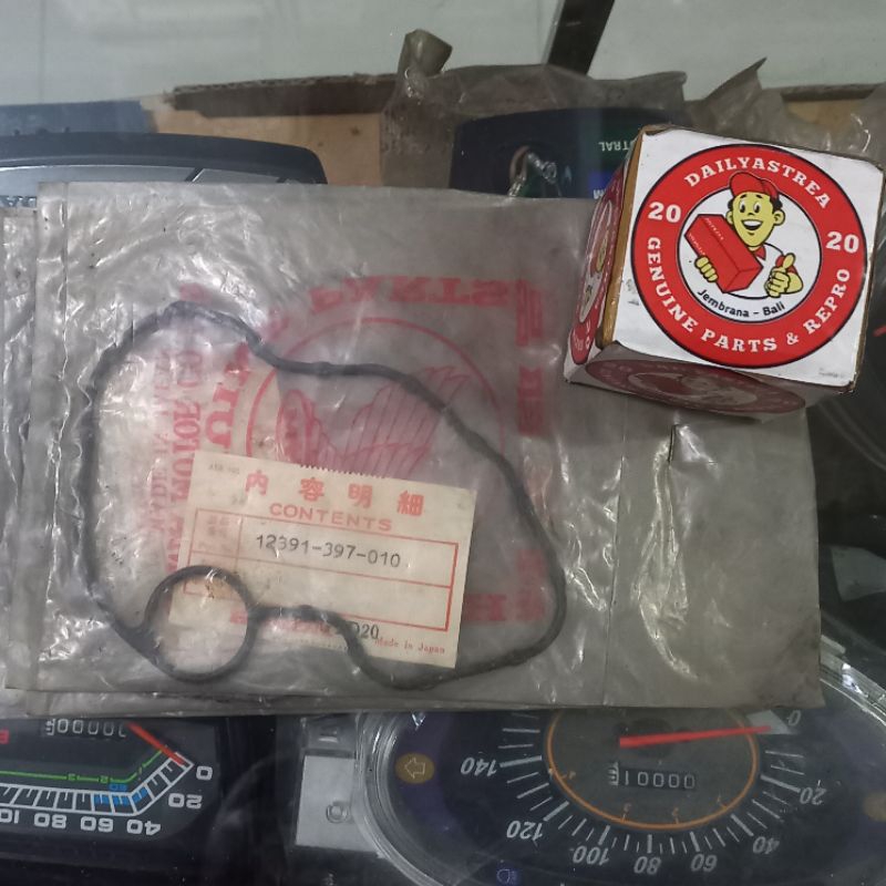 SIL SEAL PACKING PACK GASKET BLOK HEAD CYLINDER SILINDER HONDA CG110 CG125 ORIGINAL ORI 12391-397-01