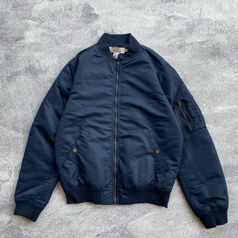 Varsity Jacket H&m / Jaket Varsity H&m Navy