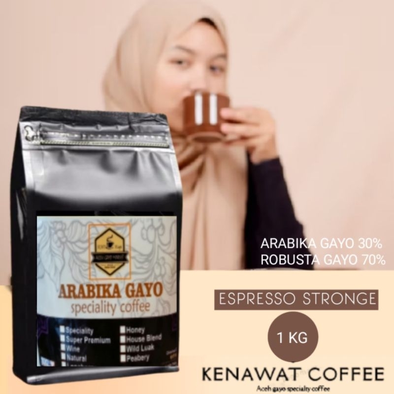 

KOPI GAYO ESPRESSO BLEND ARABICA ROBUSTA 1kg BUBUK HALUS MURNI BIJI HITAM ACEH COFFEE ASLI ORIGINAL.