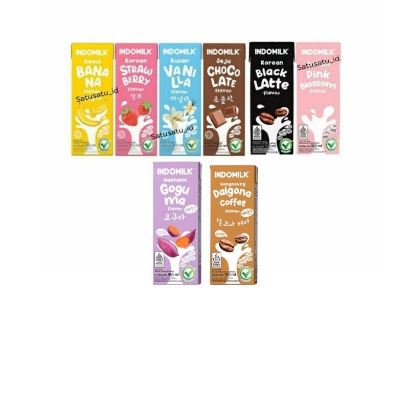 

Indomilk Susu UHT Kotak 180ml All Variant