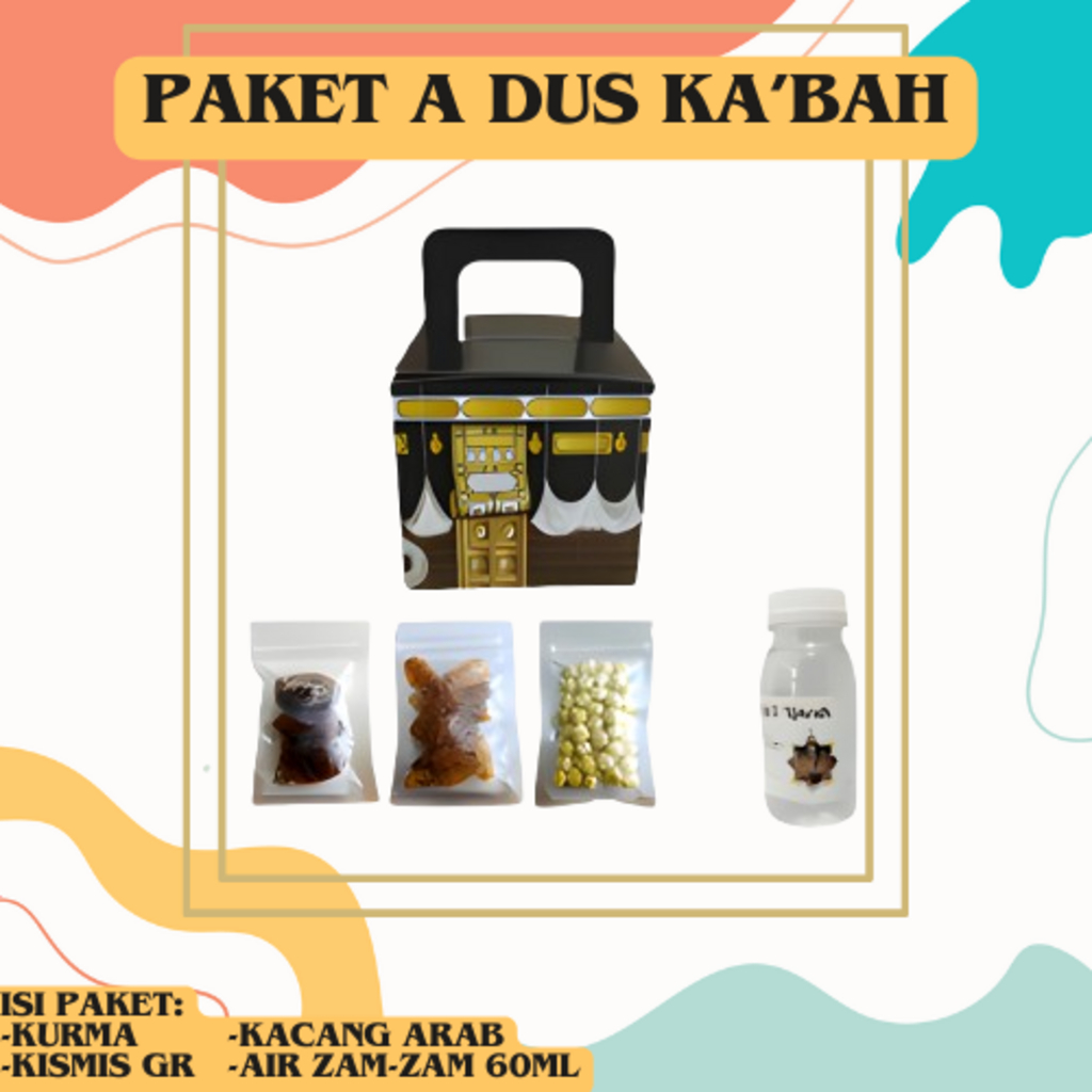

Dus Box Kabah Hitam 8 Variasi Pilihan Paket A-H Paket Oleh Oleh Haji dan Umroh