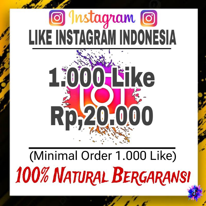 LIKE IG FROM INDONESIA REAL AKTIF SUPER MURAH