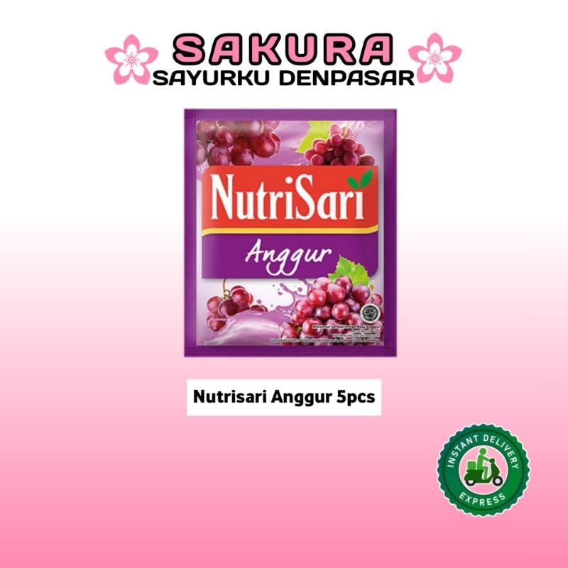 

Nutrisari Anggur 5pcs - SAKURA