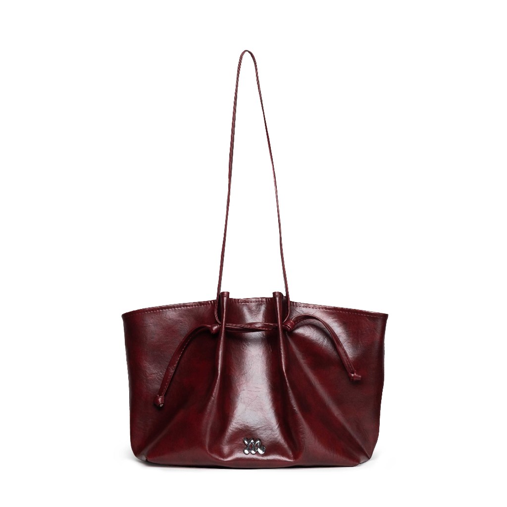 MAGIA Yuzu Bag Maroon Leather Totebag