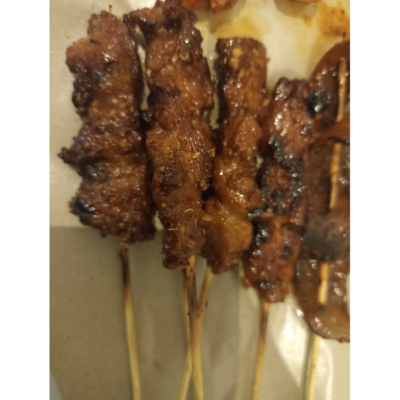 

sate babi manjs tanpa lemak tanpa cabe