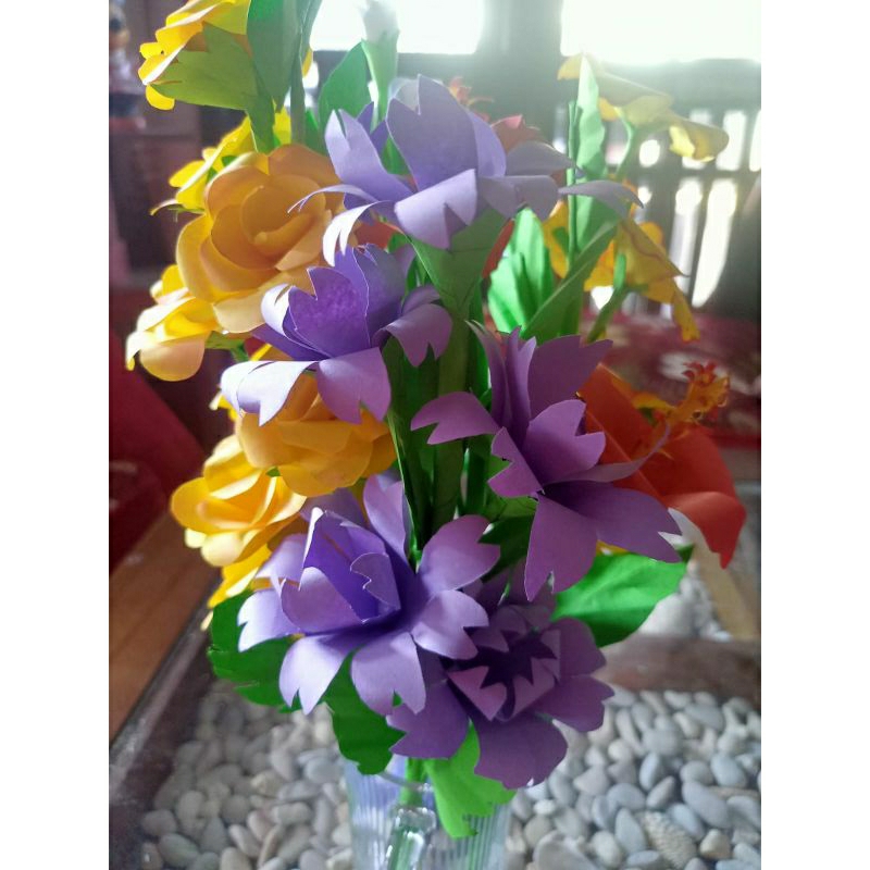 Bunga dari kertas origami