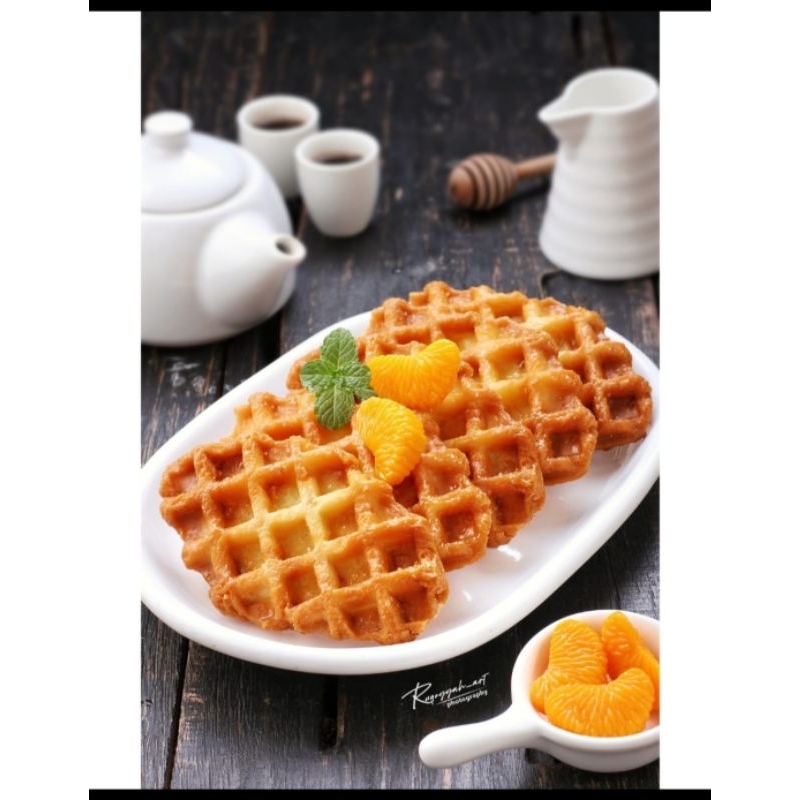 

replika croffle palsu properti foto food dummy photography