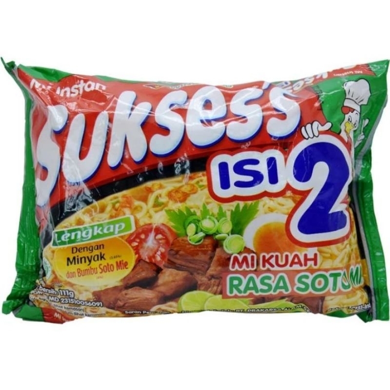 

SUKSESS MI KUAH RASA SOTO MIE ISI 2 111GR