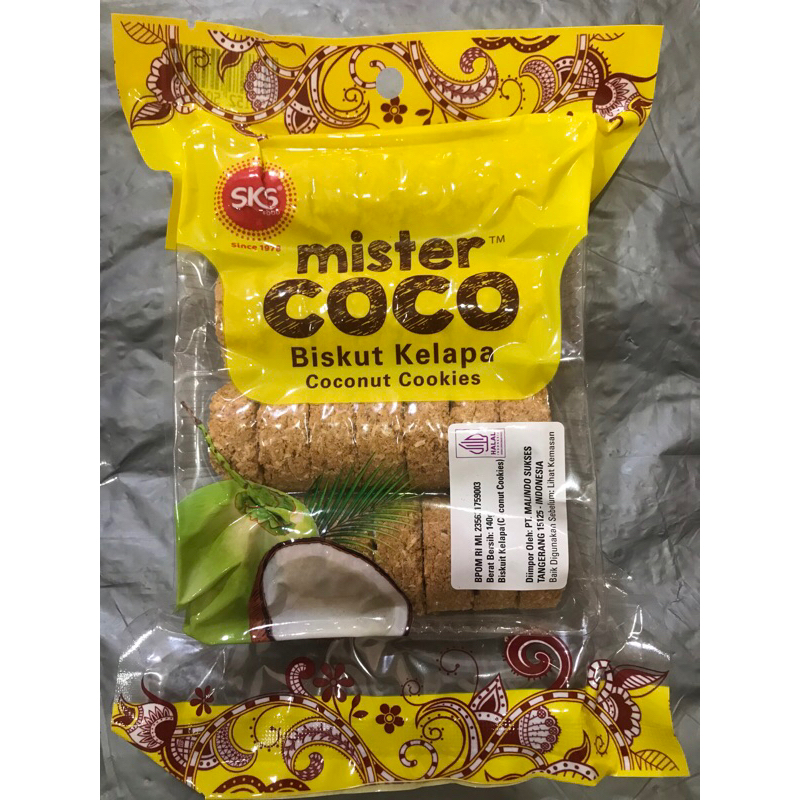 

BISKUIT KELAPA MISTER COCO / COCONUT COOKIES MISTER COCO