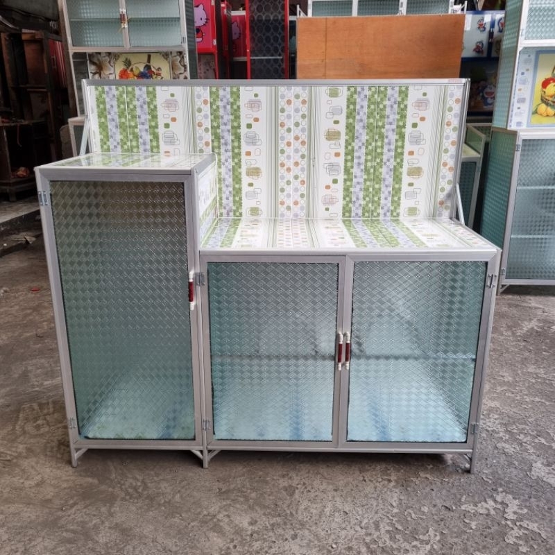 Rak Kompor Aluminium Undak 3 Pintu