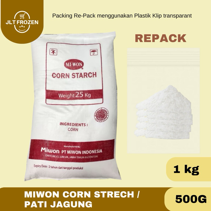 

Miwon Corn Starch / Tepung Maizena / Tepung Pati Jagung REPACK - 500g / 1kg