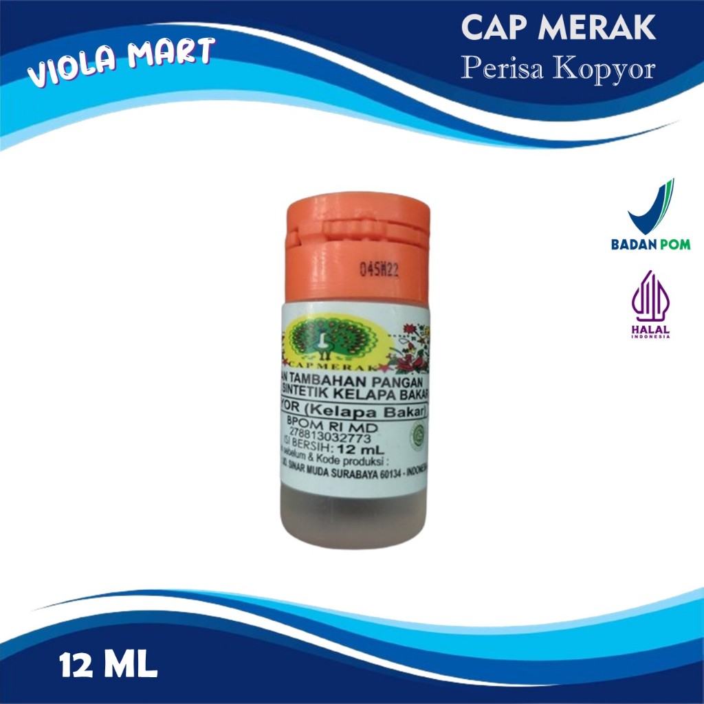 

Perisa Kopyor 12,5ml - Kelapa Bakar (Essence) Cap Merak HALAL