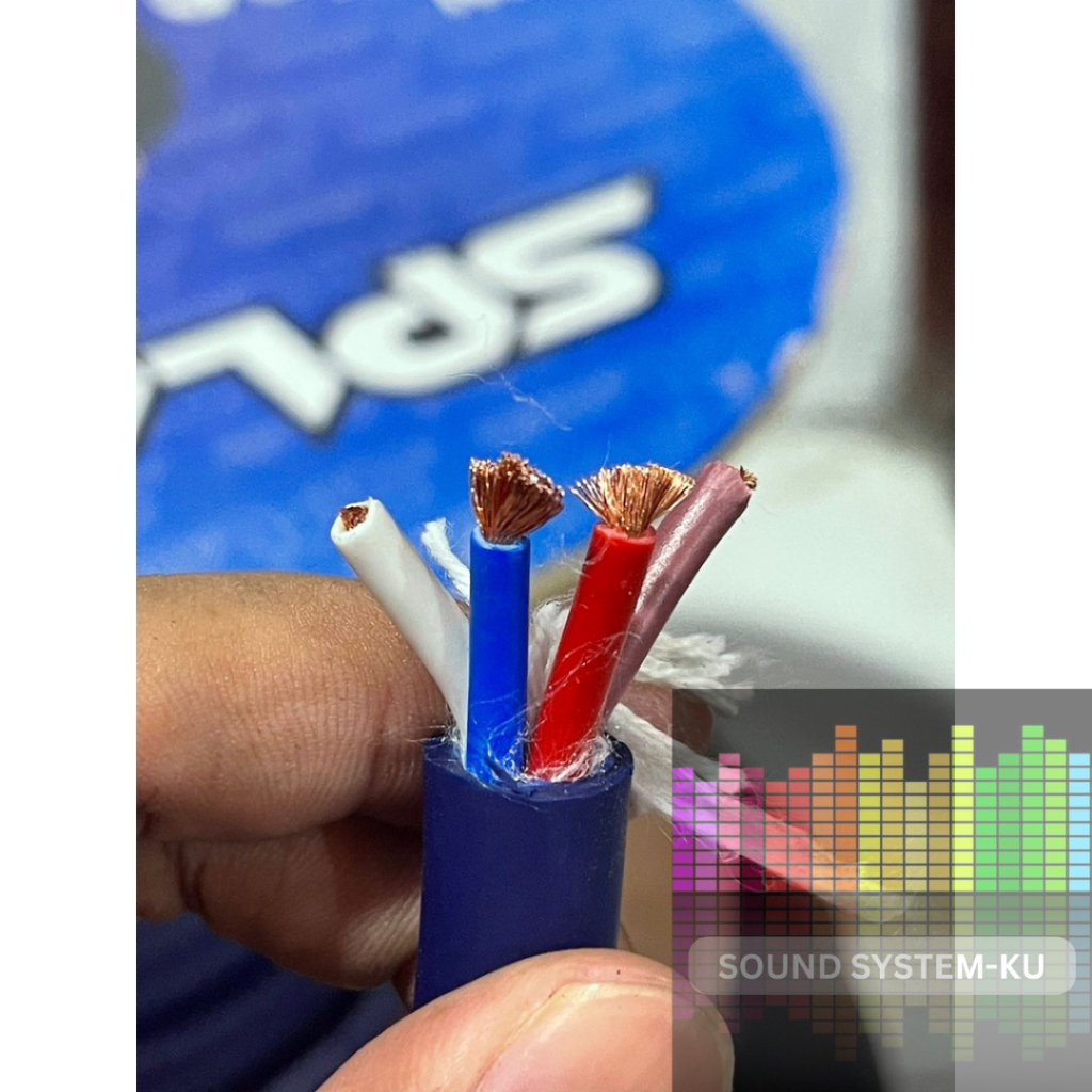 KABEL SPEAKER 4X2.5 SPL AUDIO 425 TEMBAGA MURNI / PER 1 METER