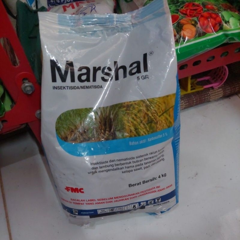 Insektisida Marshal 5GR 4Kg Kemasan Baru