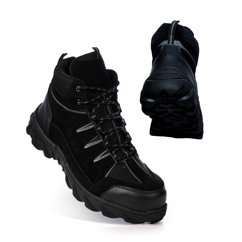 Kartiwa Gain Hitam Sepatu Boots Pria Safety / Sepatu Safety Pria