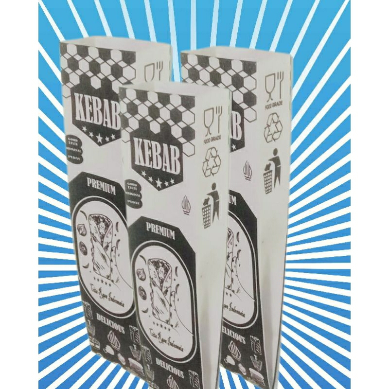 

bungkus kebab kemasan kebab kantong kebab burger hotdog corndog anti minyak