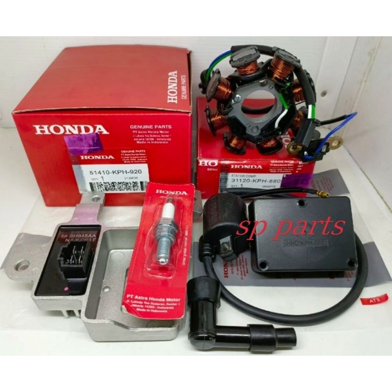 PENGAPIAN KPH 6ITEM CDI KOIL SPUL KIPROK HONDA KARISMA SUPRA X 125 LAMA KARBU KIRANA KARBU ORI